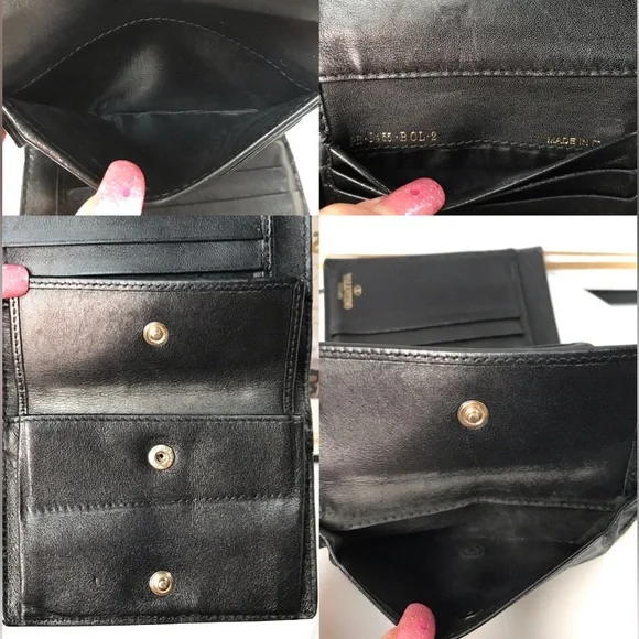Valentino Garavani Rockstud Leather Trifold Wallet 😍🖤🔥 - Picture 12 of 17